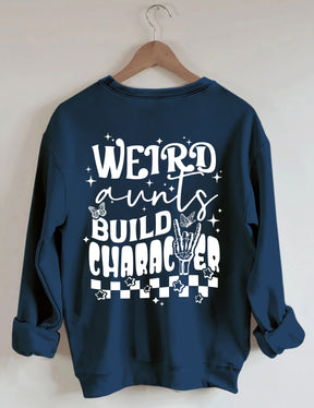 Sweat-shirt de personnage de construction de tantes étranges