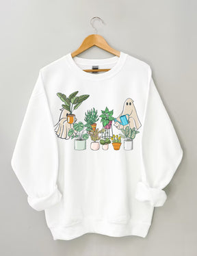 Sweat-shirt Ghost Plant Lady